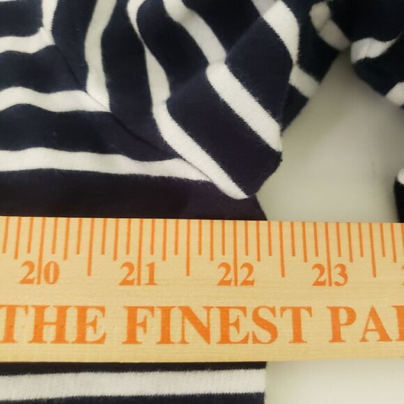 Ruby Rd Beaded Stripe Cardigan Nautical Preppy Cotton Open Front Womens Size XL - Picture 9 of 10